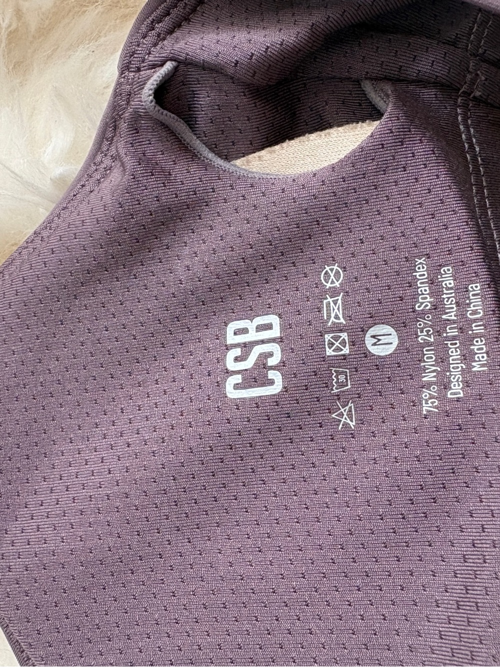 NWT crop shop boutique csb callie freedom crop sports bra in stargaze M - Picture 7 of 10